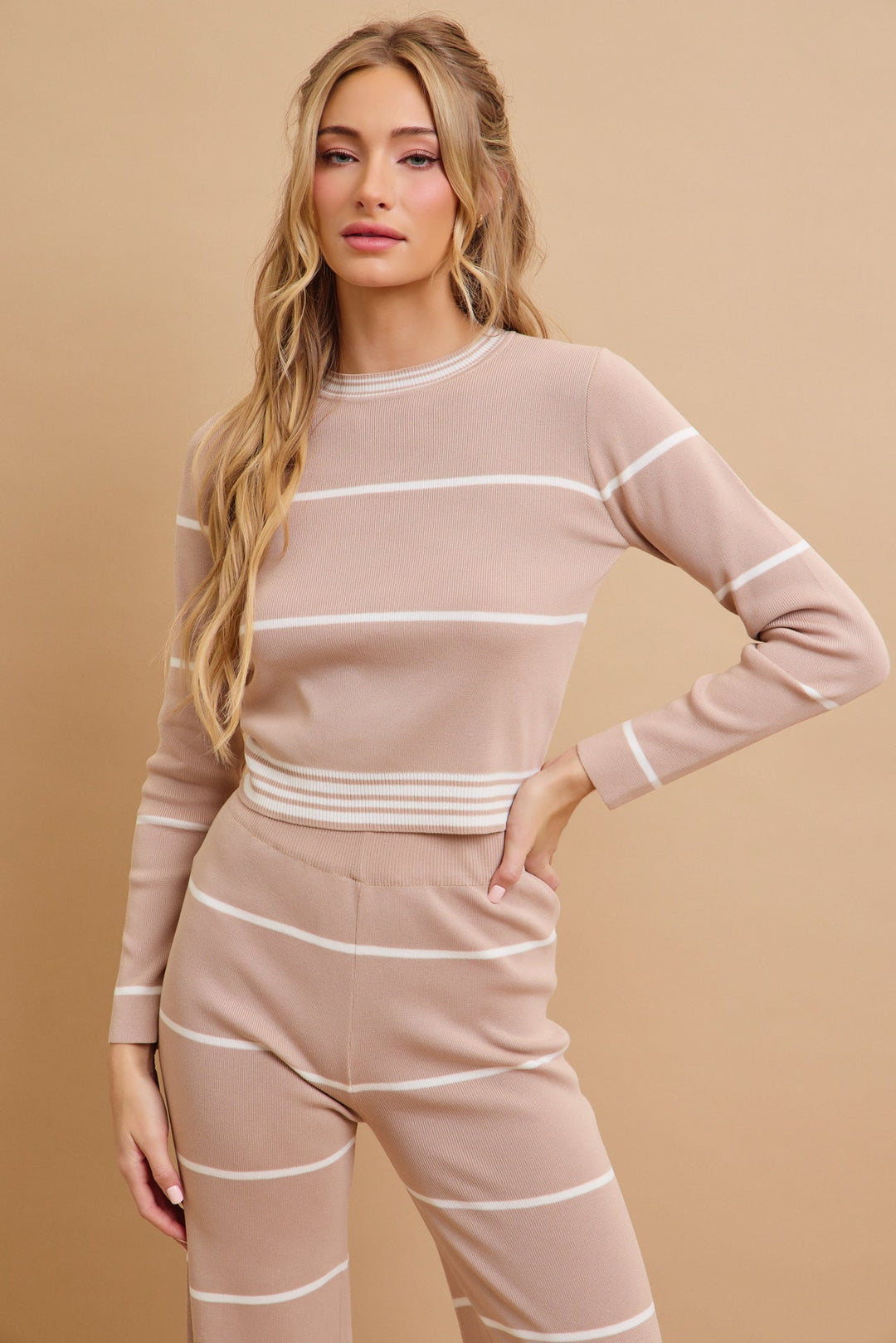 Rosamere | Gestreiftes Lounge Set Damen