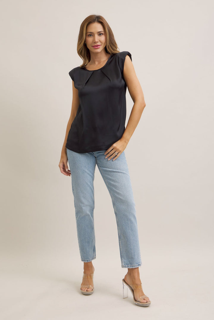 Sabelle | Ärmelloses Top mit Kette