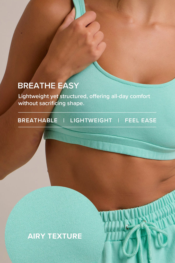 Friah | Damen Crop Top Set