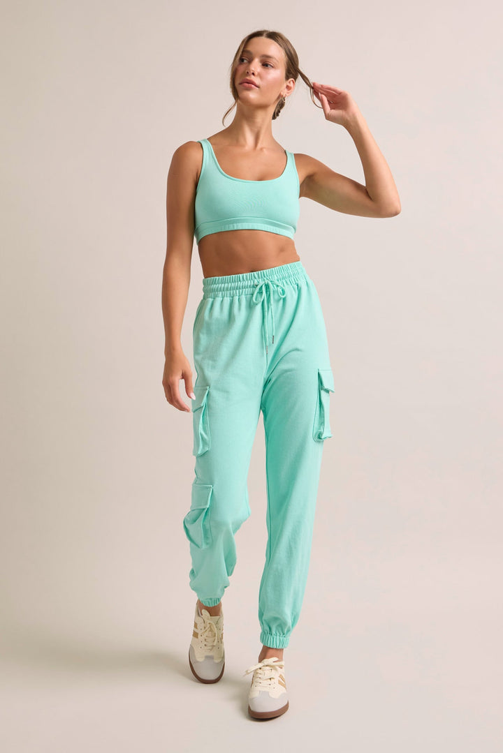 Friah | Damen Crop Top Set