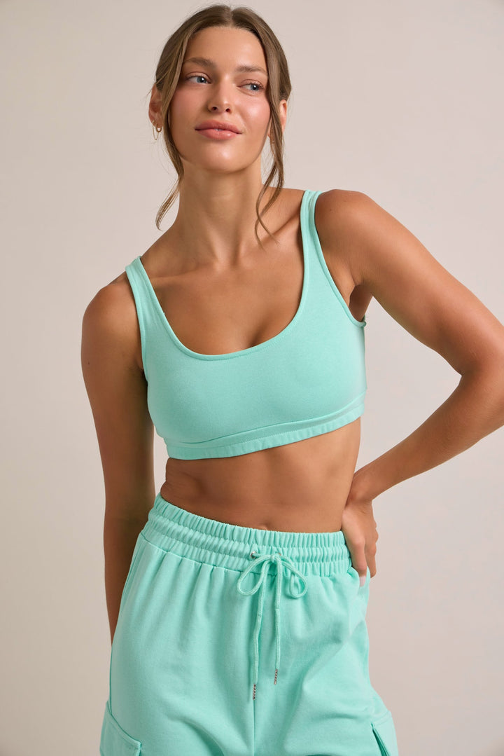 Friah | Damen Crop Top Set