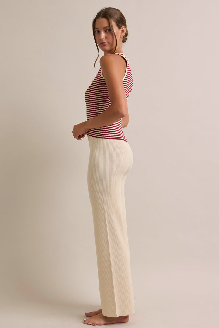 Korvina | Strick-Top-und-Hose-Set