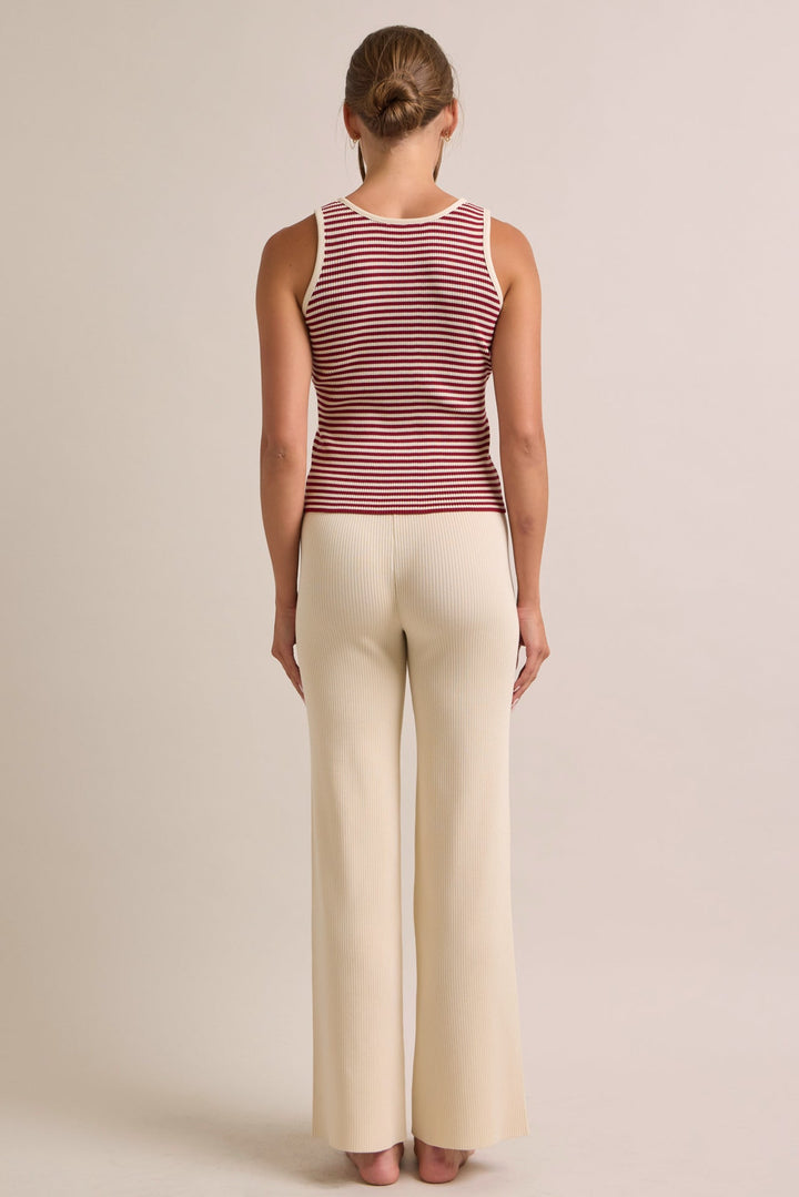 Korvina | Strick-Top-und-Hose-Set