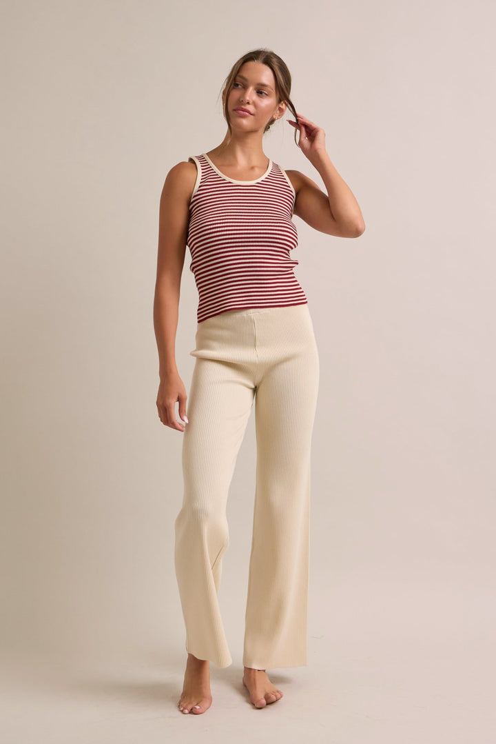 Korvina | Strick-Top-und-Hose-Set