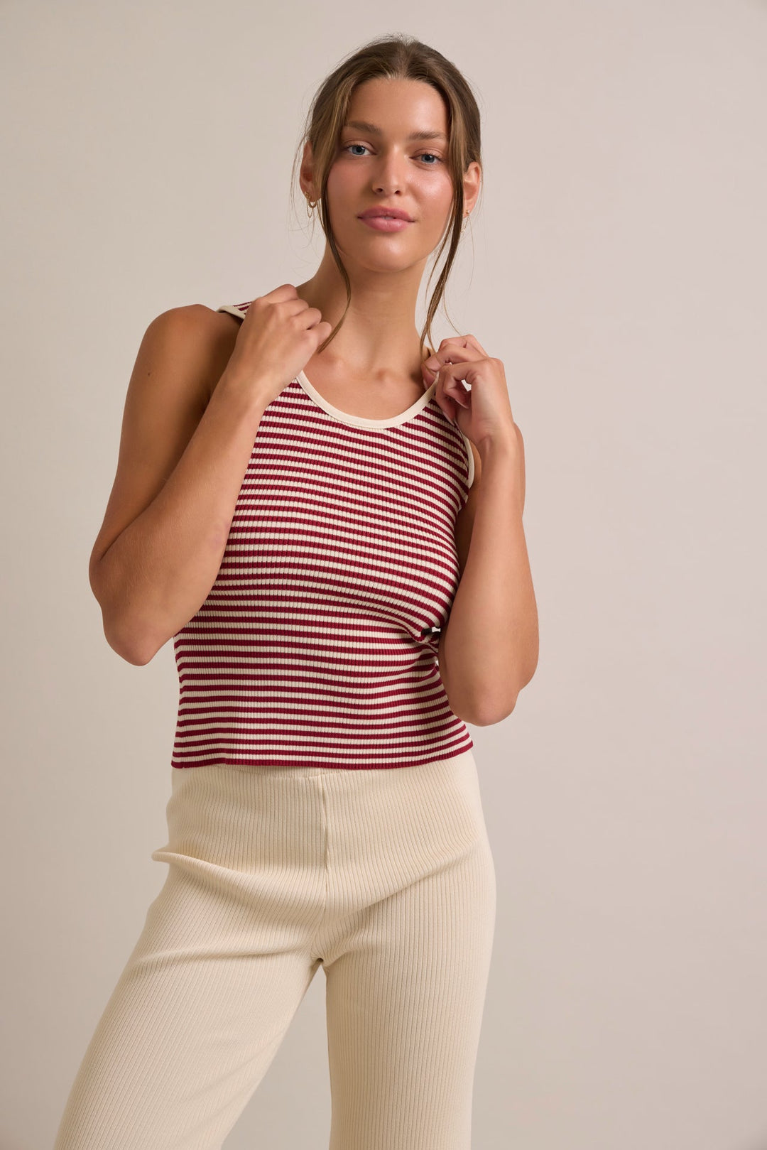 Korvina | Strick-Top-und-Hose-Set