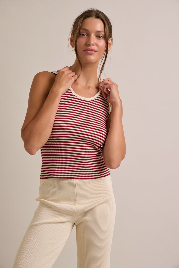 Korvina | Strick-Top-und-Hose-Set