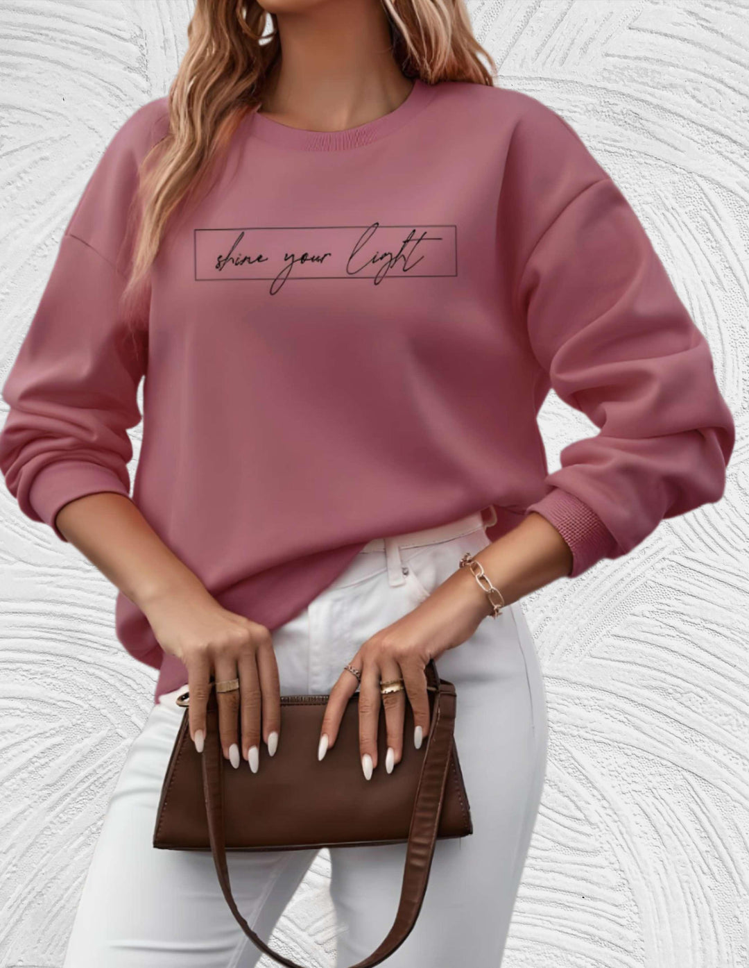Charis | Oversized-Pullover mit Rundhalsausschnitt