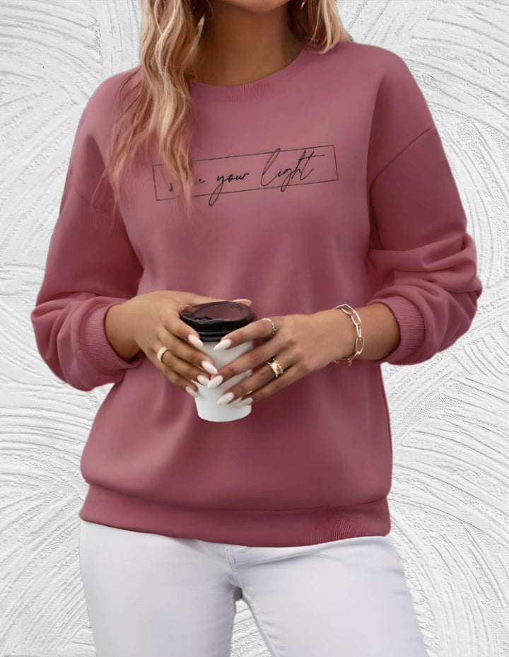 Charis | Oversized-Pullover mit Rundhalsausschnitt
