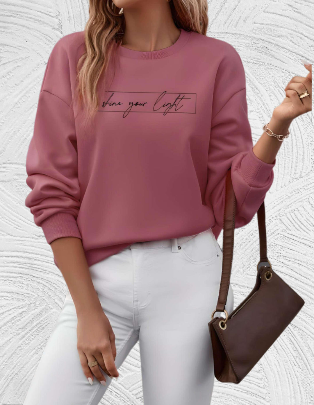 Charis | Oversized-Pullover mit Rundhalsausschnitt
