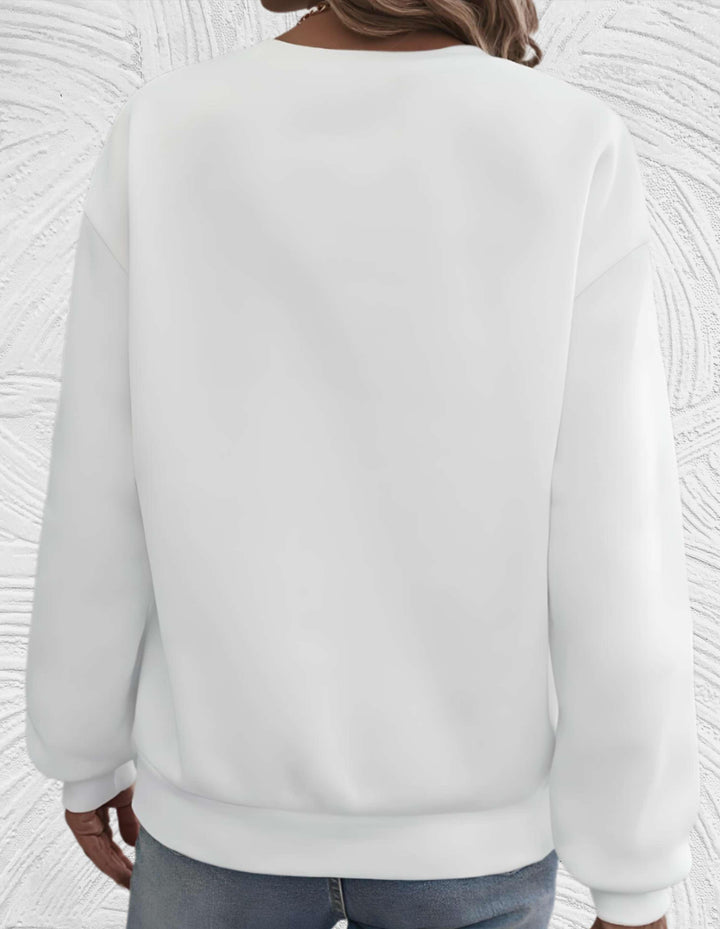 Charis | Oversized-Pullover mit Rundhalsausschnitt
