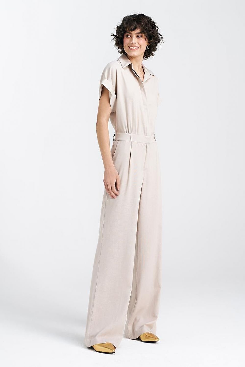 Marisa | Eleganter Leinen-Overall