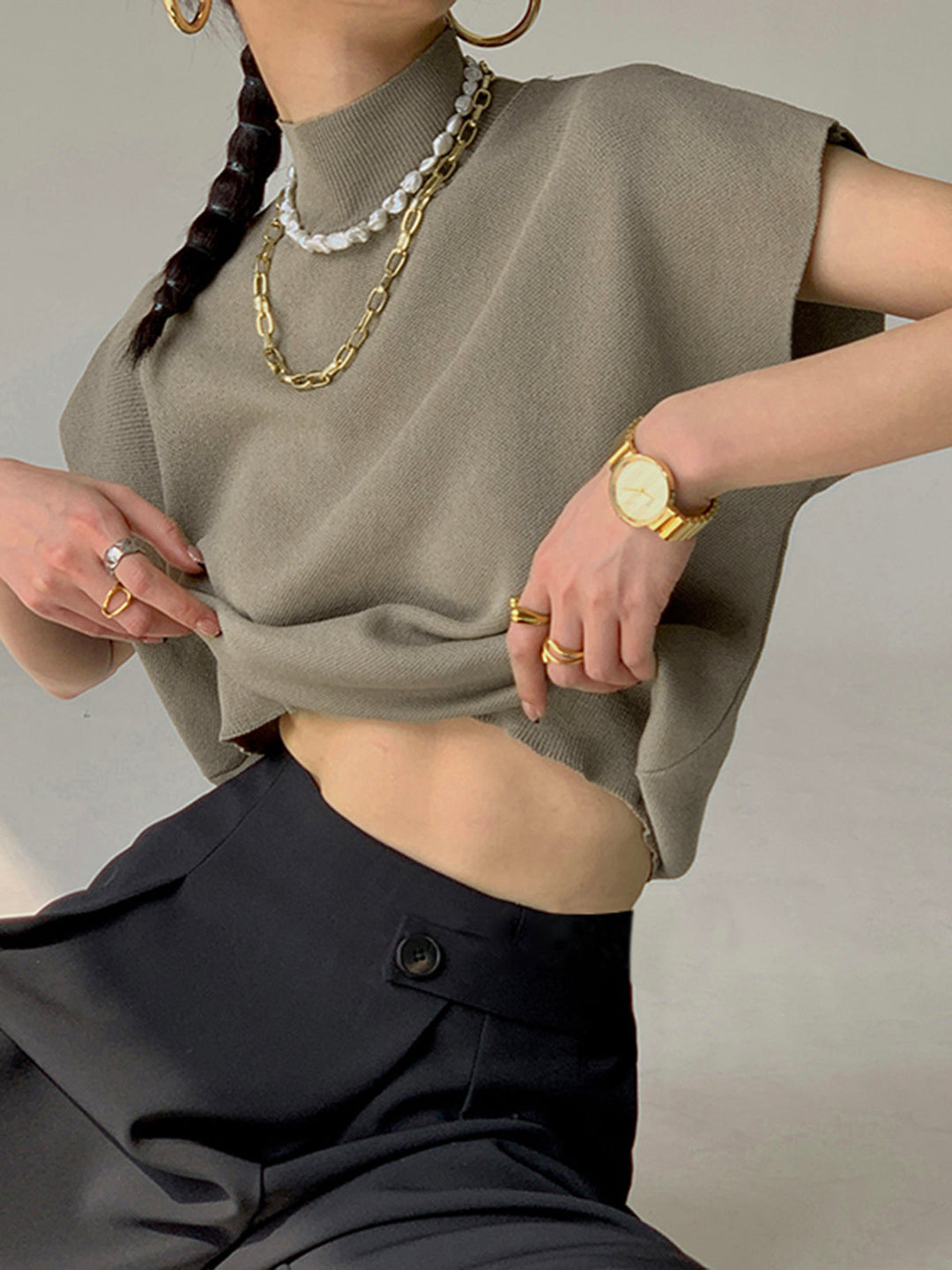 Rhoswen | Pullover-Weste