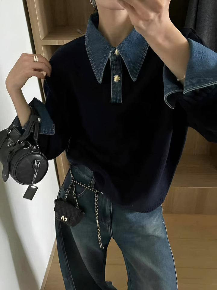 Xarria | 2-in-1 Kragenpullover