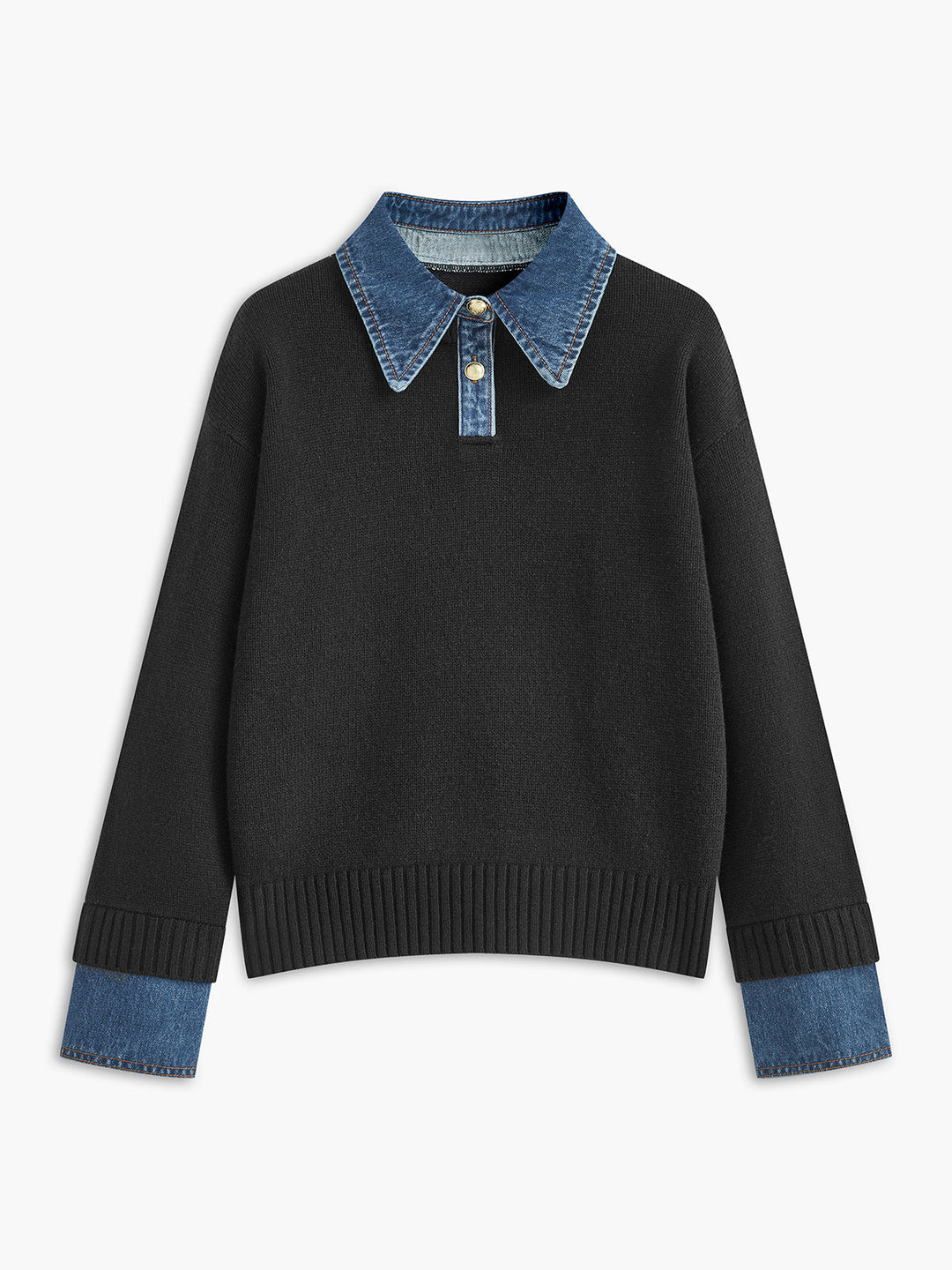 Xarria | 2-in-1 Kragenpullover