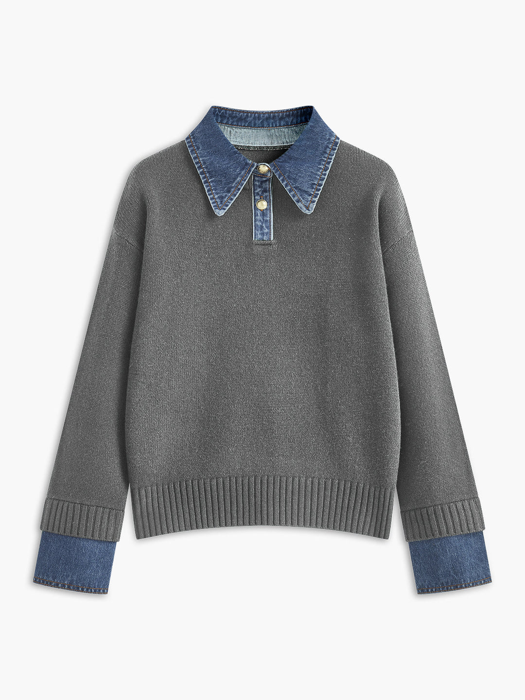 Xarria | 2-in-1 Kragenpullover