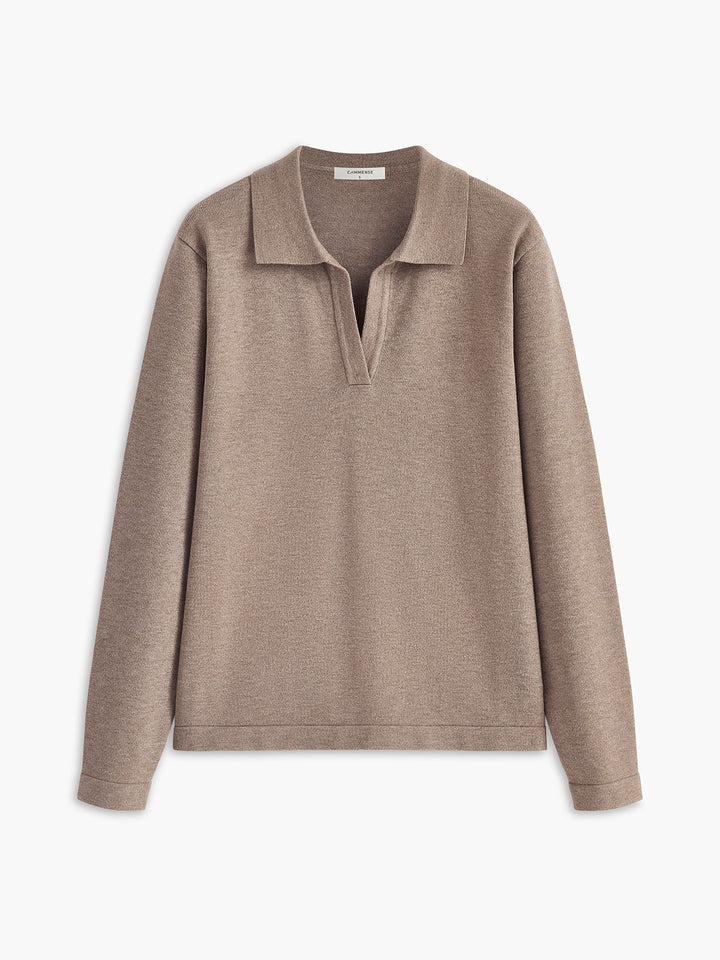 Ailith | Freizeit Kragenpullover Pullover