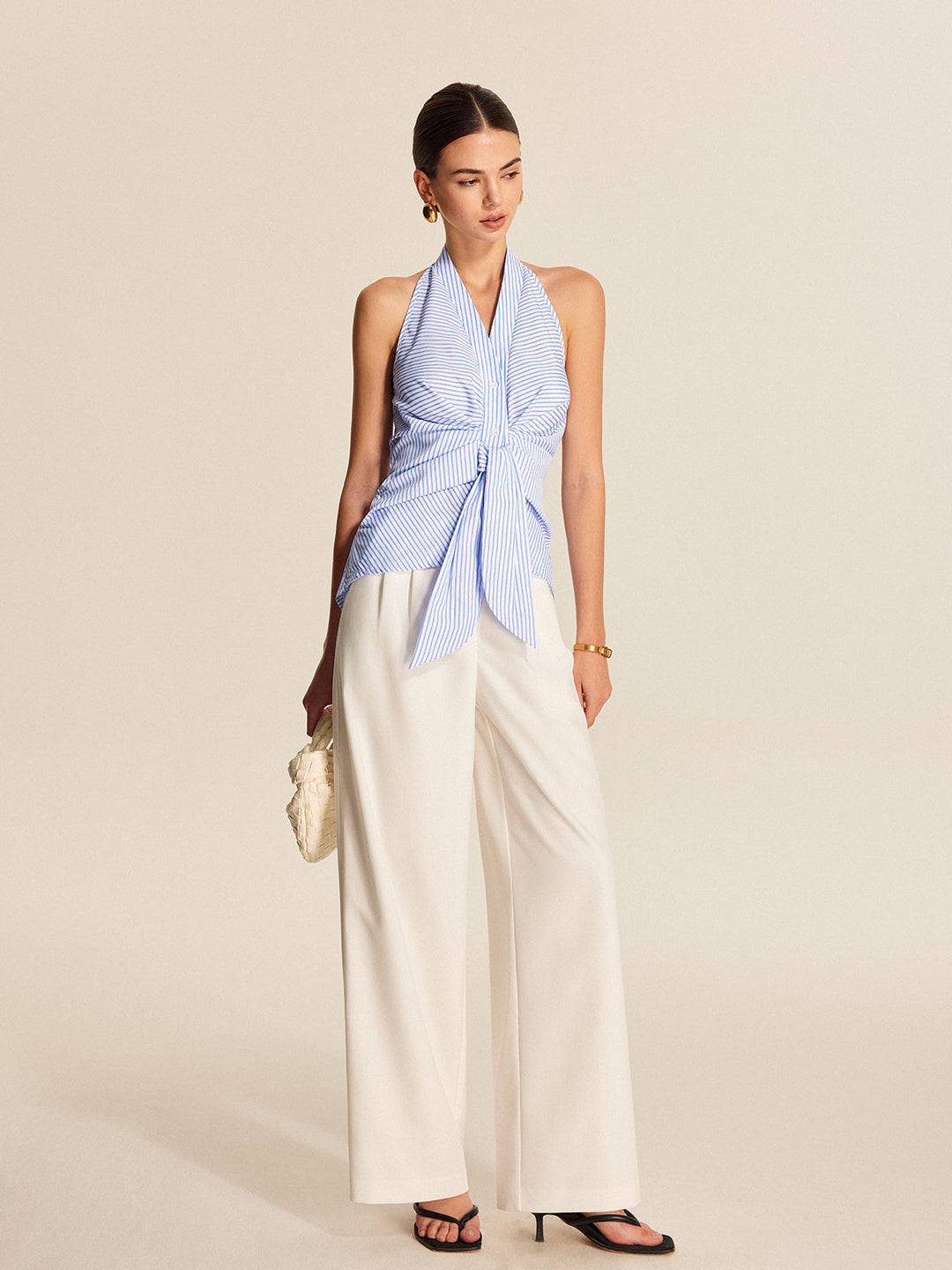 Johanna | Gestreiftes Halter-Top