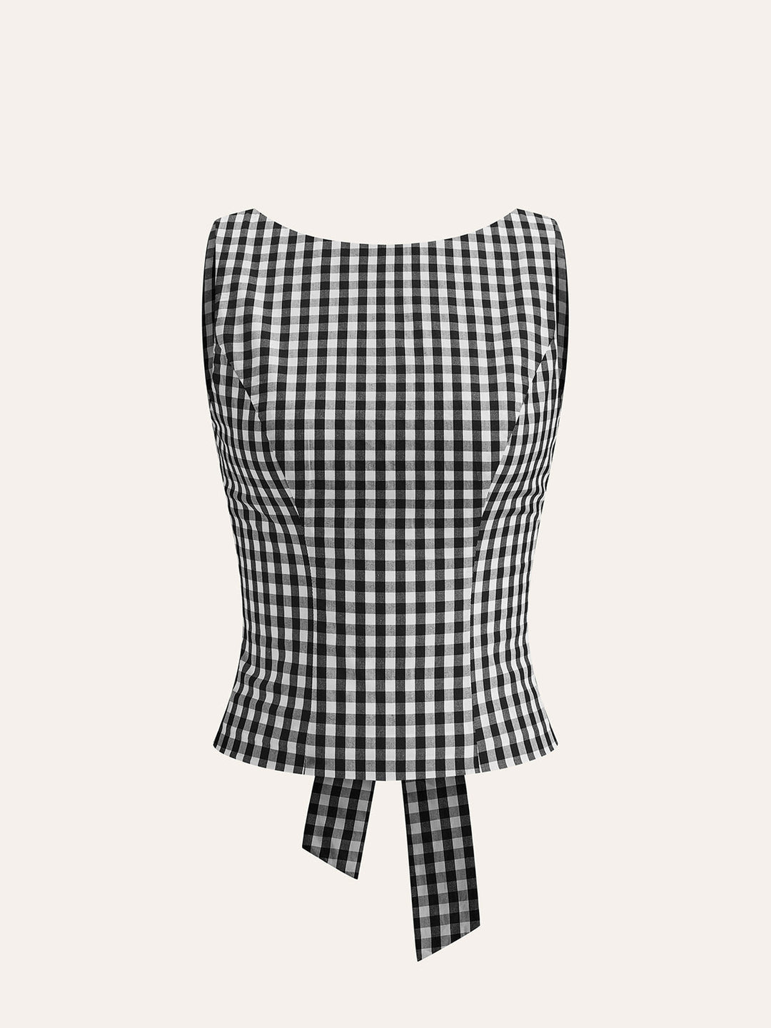 Quivara | Kariertes Crop Top Damen
