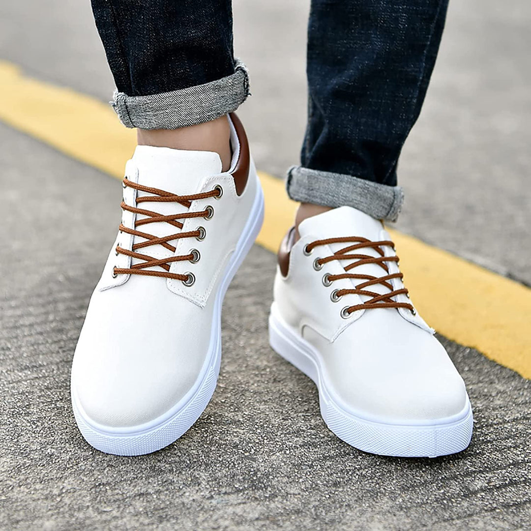 Wylan | Robuste Herren-Turnschuhe mit weißer Sohle