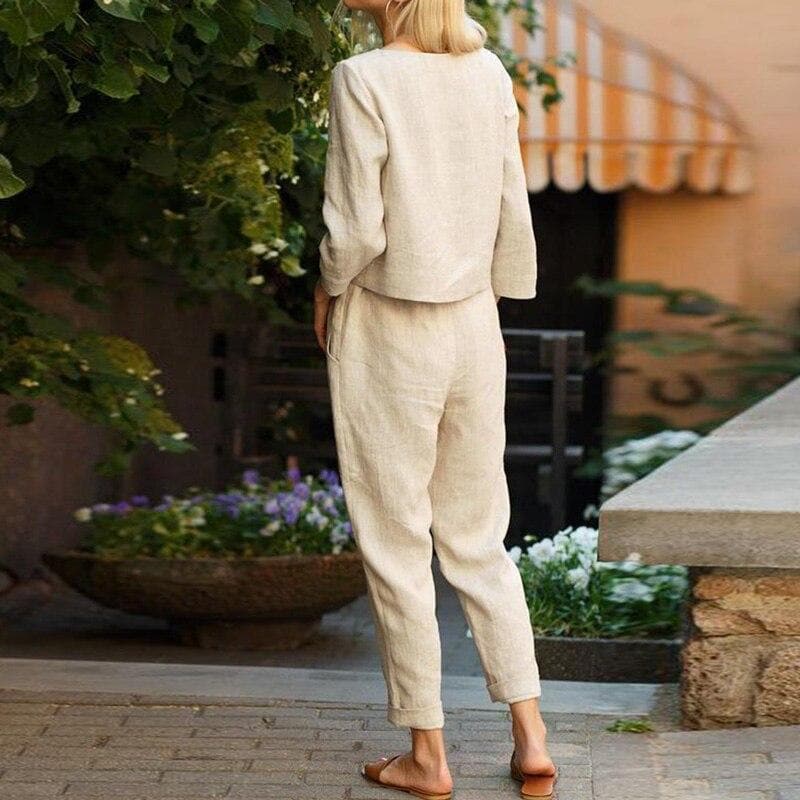 Beatrisa | Schönes Set aus weichem Leinen