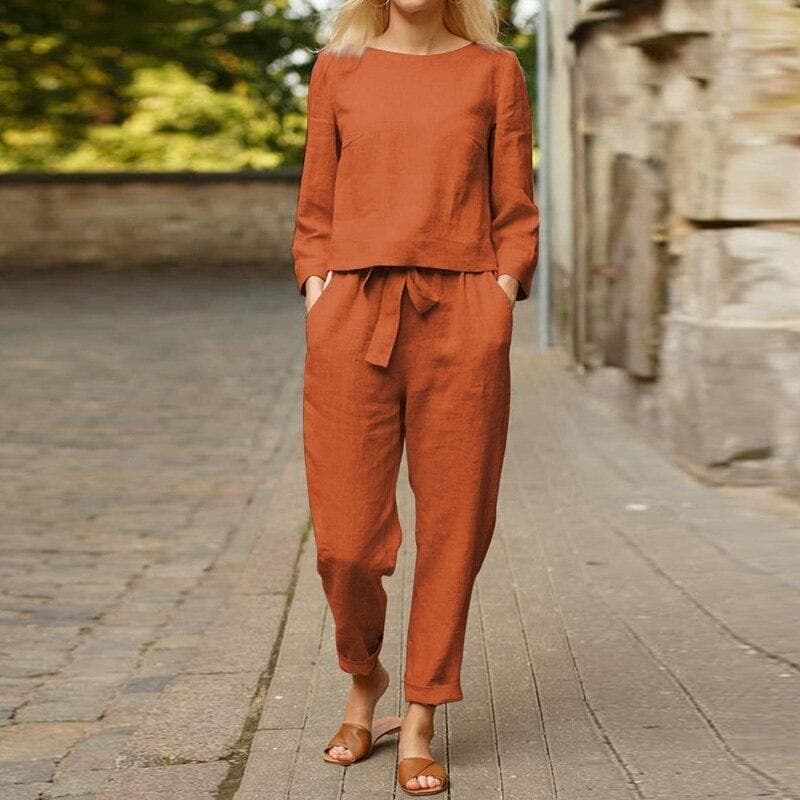 Beatrisa | Schönes Set aus weichem Leinen