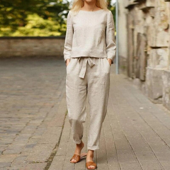 Beatrisa | Schönes Set aus weichem Leinen