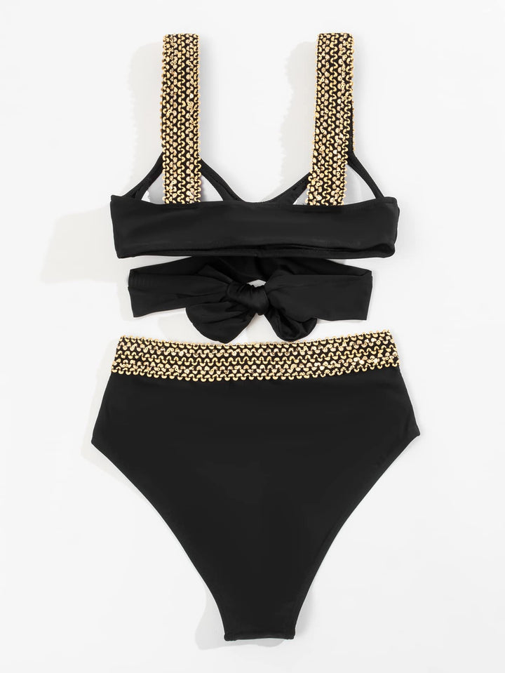 Theona | Bikini Set High Waist Gold
