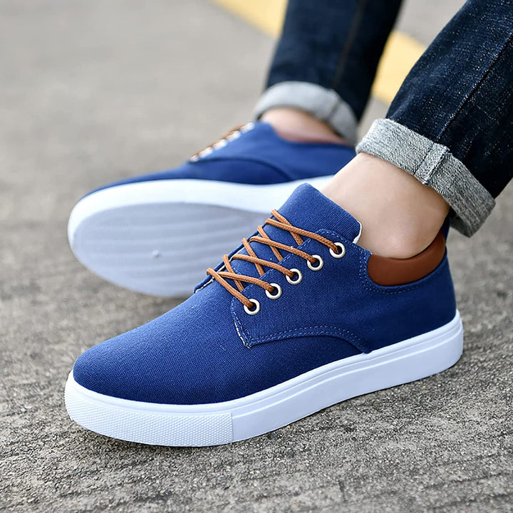 Wylan | Robuste Herren-Turnschuhe mit weißer Sohle