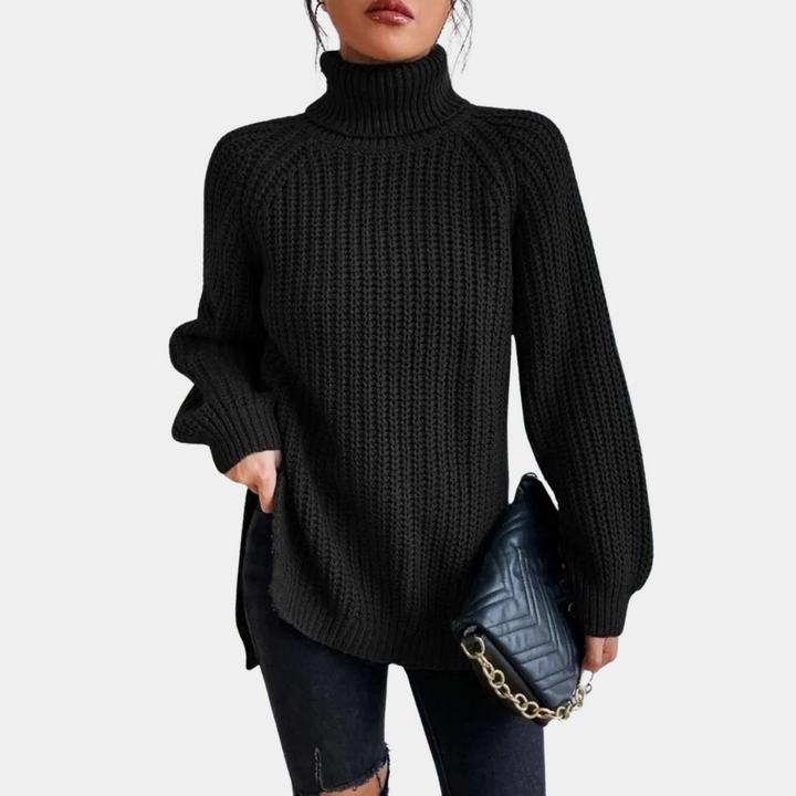Nahara | Weicher Rollkragenpullover für Frauen