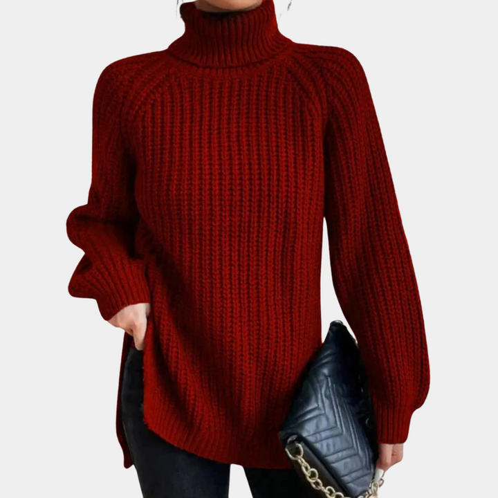 Nahara | Weicher Rollkragenpullover für Frauen