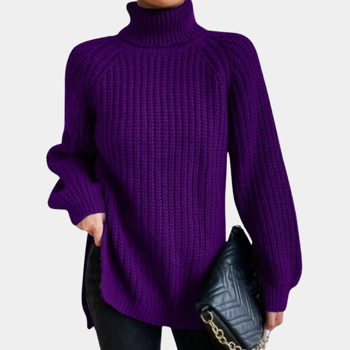 Nahara | Weicher Rollkragenpullover für Frauen
