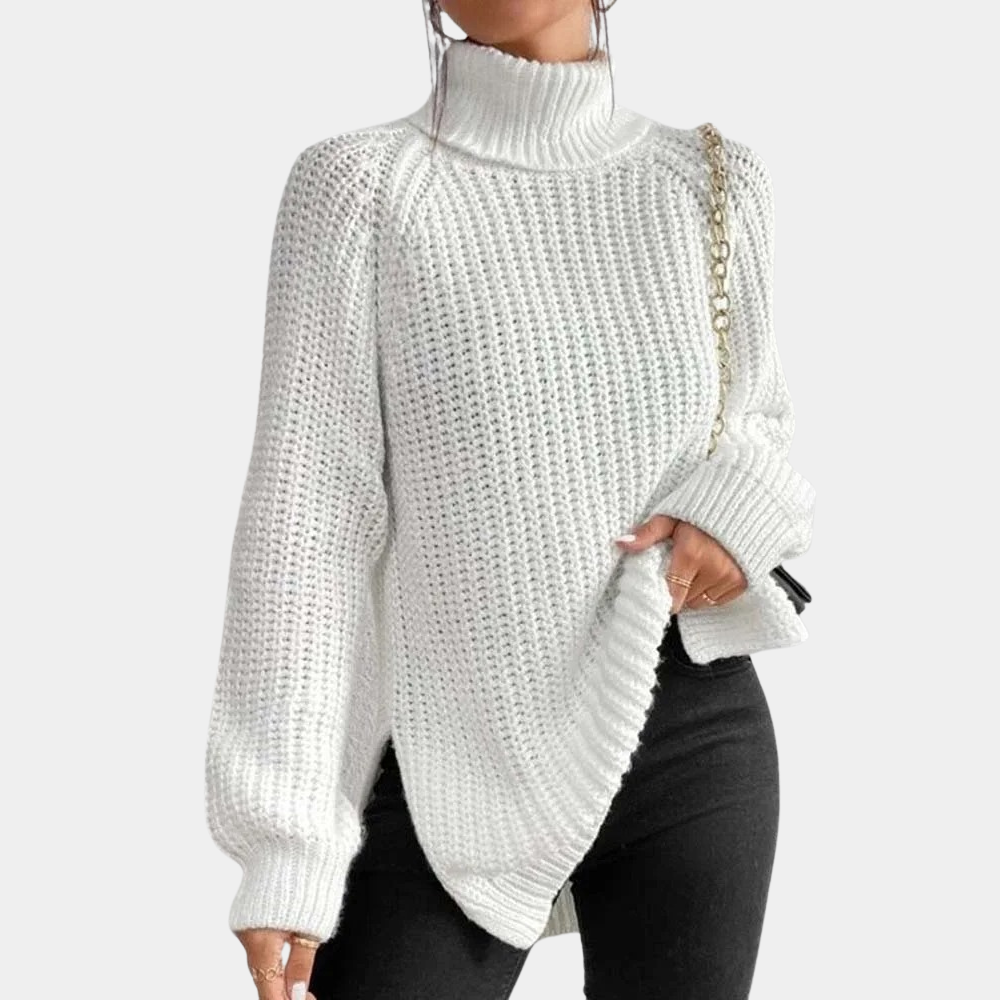 Nahara | Weicher Rollkragenpullover für Frauen