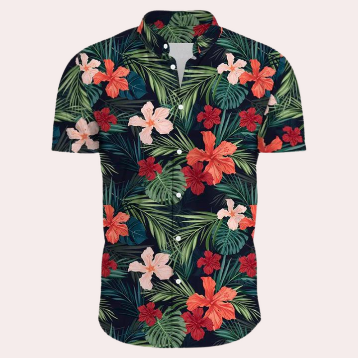Fenric | Hawaianisches Sommerhemd Herren