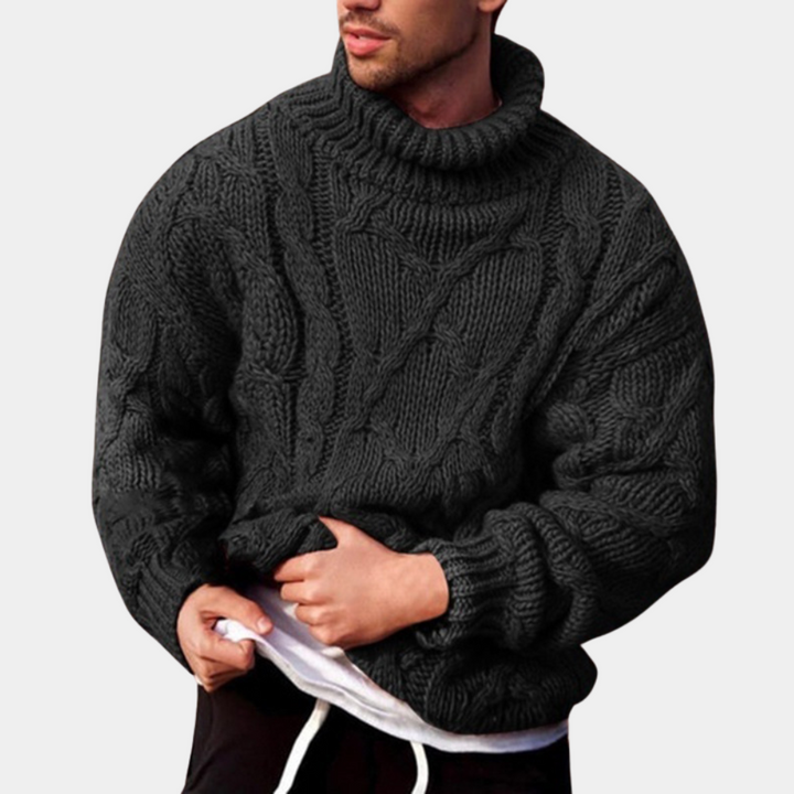 Benicio | Pullover aus Wolle Komfort Warmkragen