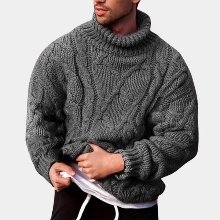 Benicio | Pullover aus Wolle Komfort Warmkragen