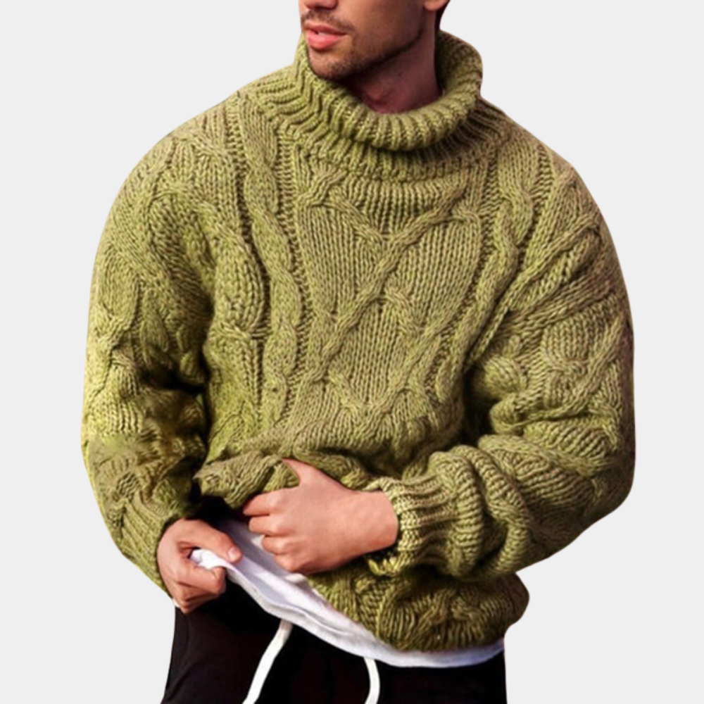 Benicio | Pullover aus Wolle Komfort Warmkragen