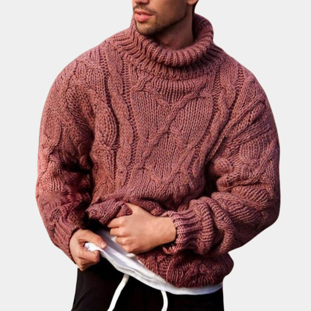 Benicio | Pullover aus Wolle Komfort Warmkragen