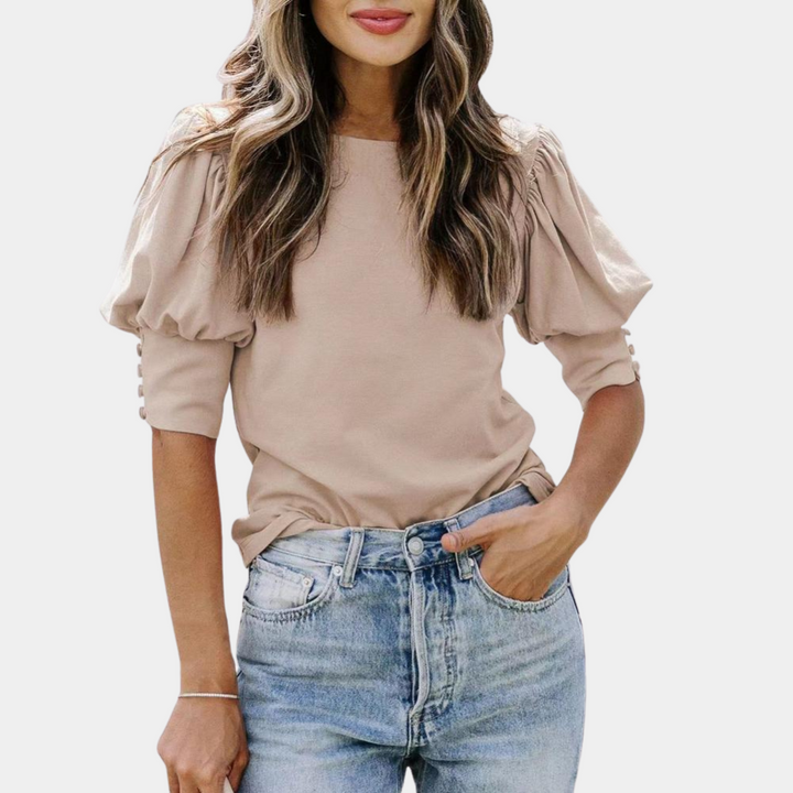 Melaria | Elegante Sommerbluse aus Baumwolle