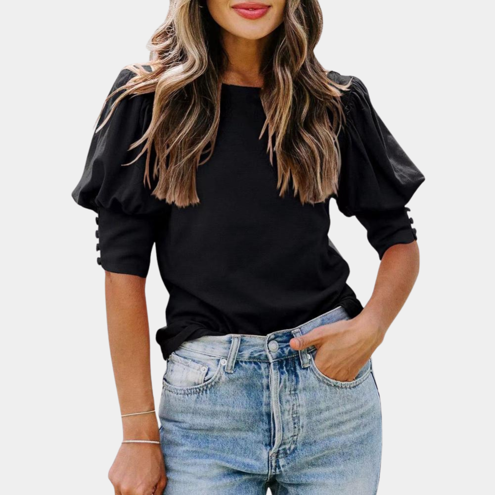 Melaria | Elegante Sommerbluse aus Baumwolle