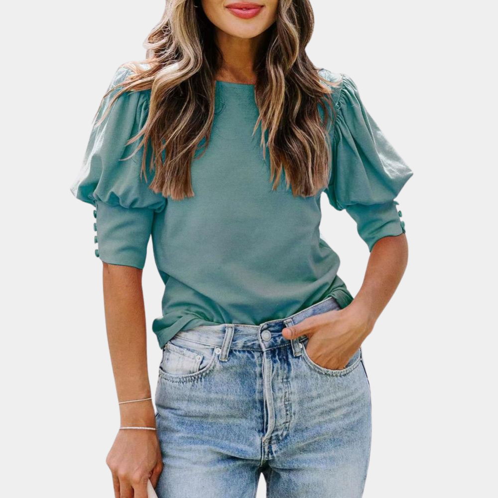 Melaria | Elegante Sommerbluse aus Baumwolle