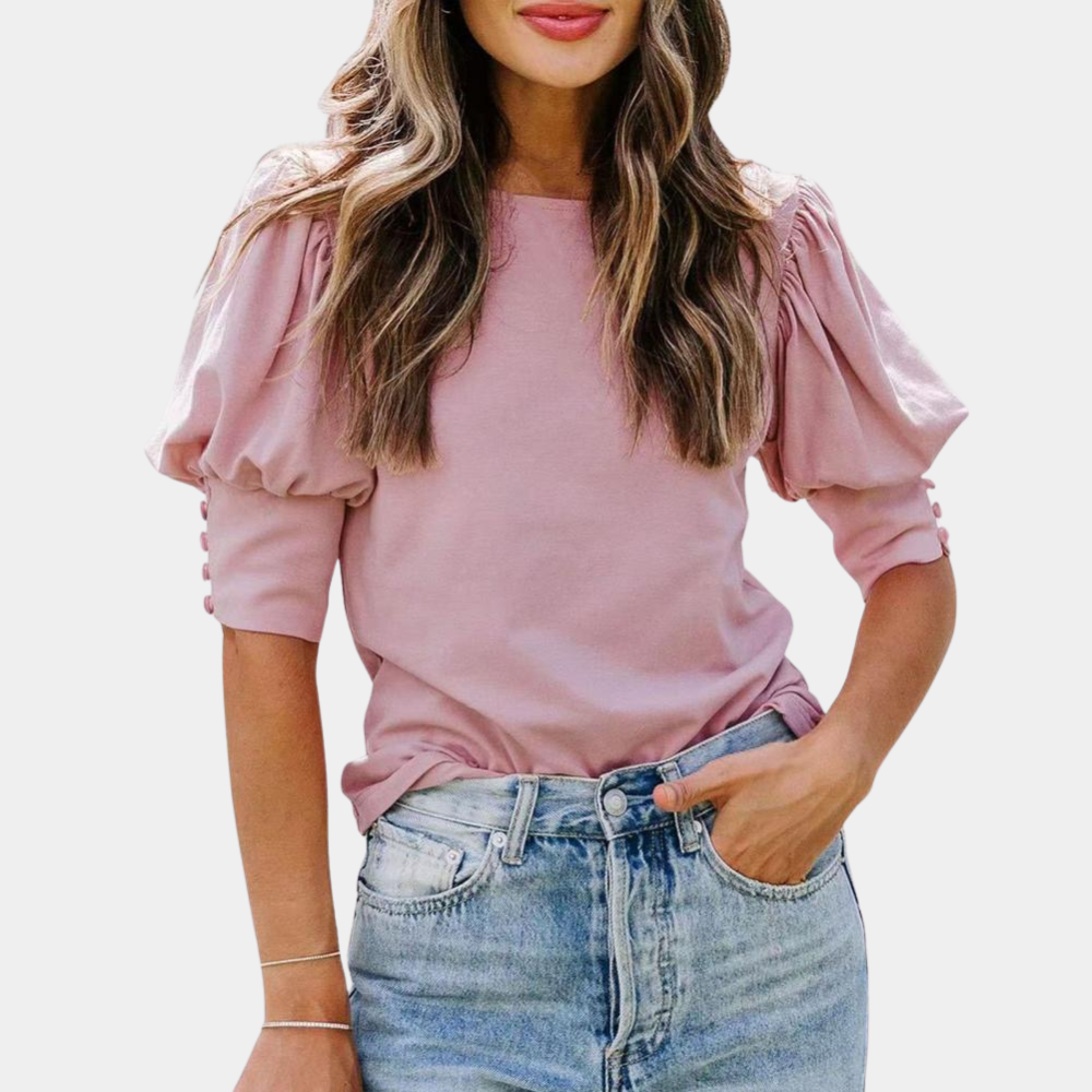 Melaria | Elegante Sommerbluse aus Baumwolle