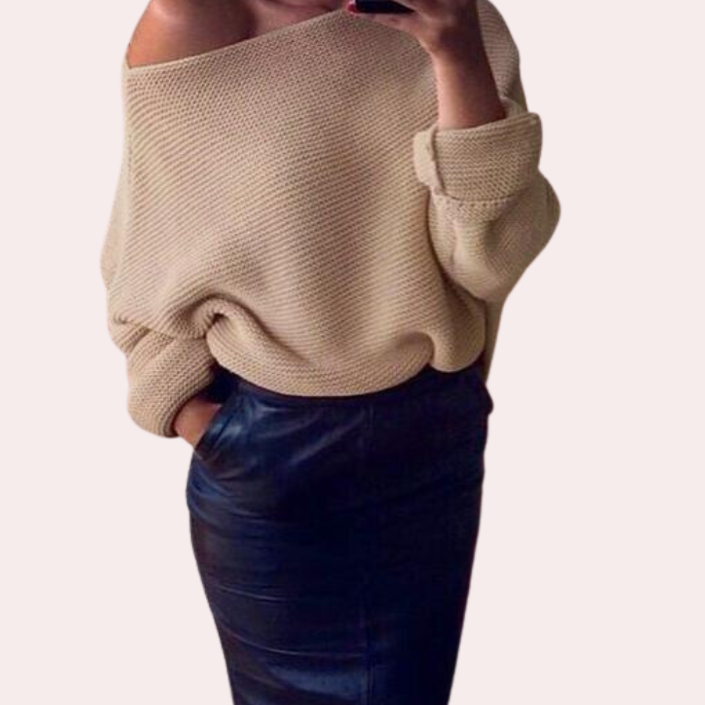 Elsin | Schulterfreier Damenpullover