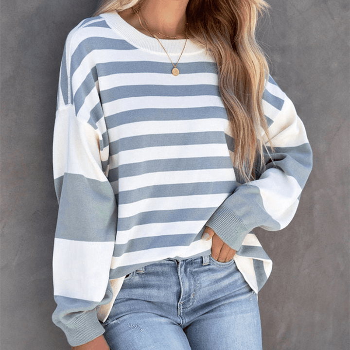 Ranya | Gestreiftes Langarmshirt Damen