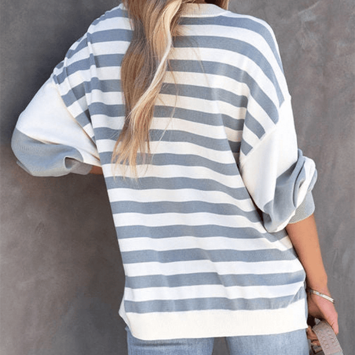 Ranya | Gestreiftes Langarmshirt Damen