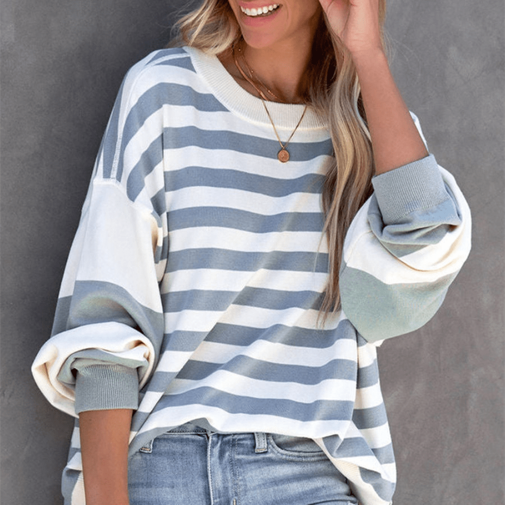 Ranya | Gestreiftes Langarmshirt Damen