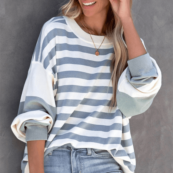 Ranya | Gestreiftes Langarmshirt Damen