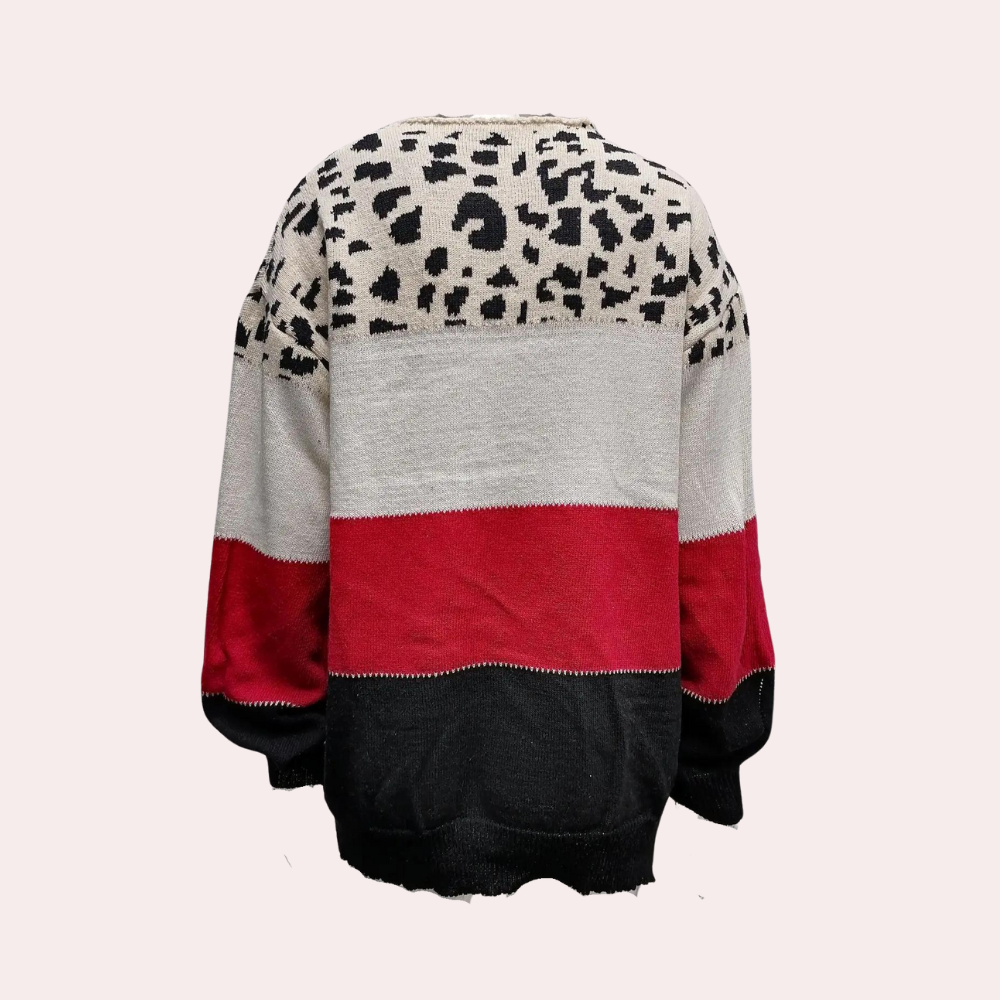 Nira | Stylischer Leopardenpullover Damen