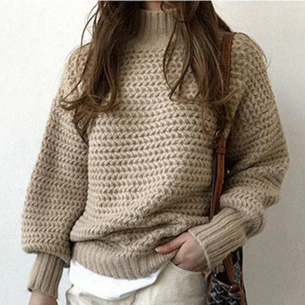 Venessa | Eleganter Damen-Rollkragenpullover