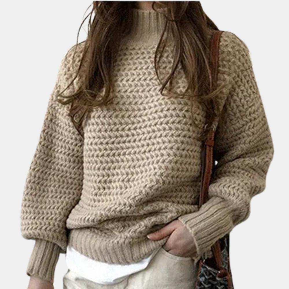 Venessa | Eleganter Damen-Rollkragenpullover