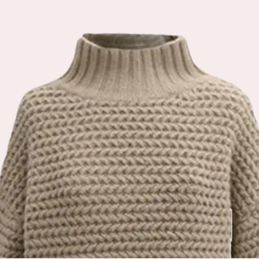 Venessa | Eleganter Damen-Rollkragenpullover